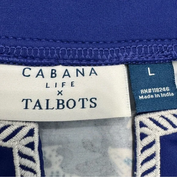 Cabana Life Blue and White Floral Coverup Dress - Picture 11 of 13